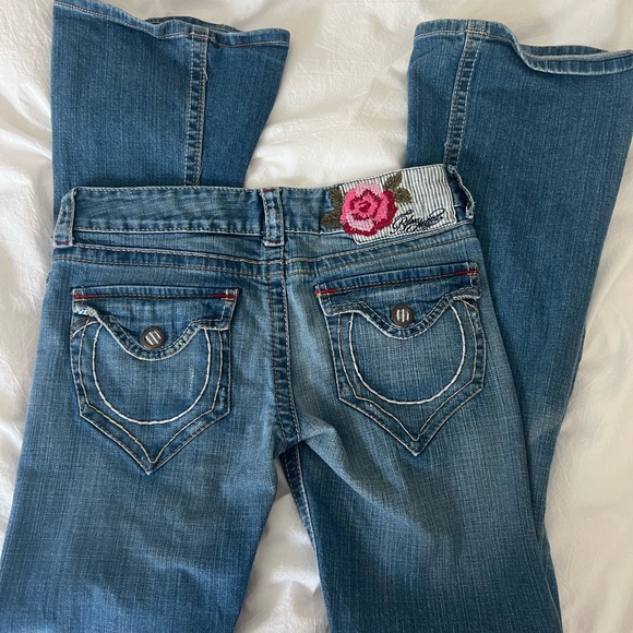 flared low rise jeans - Picture 4 of 6